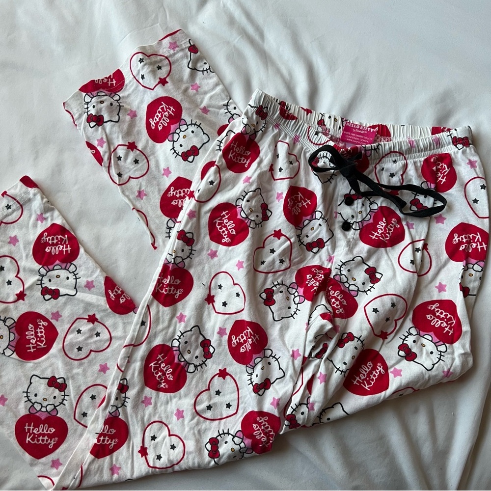 Hello Kitty Pajamas - Red and White